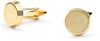 Boutons de Manchette Ronde Or commander en ligne | CL-01 Gold | Suitable Luxembourg