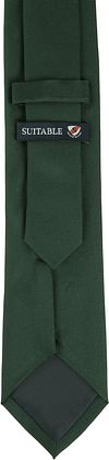 Cravate en soie verte K81-22 Product / Achterkant
