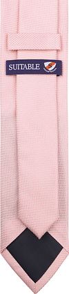 Suitable Zijde Stropdas Roze Product / Achterkant