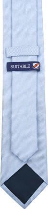 Suitable Cravate Bleu Claire Soie  Product / Achterkant