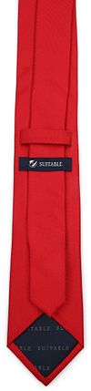 Suitable cravatta in seta rossa Product / Achterkant