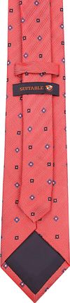 Suitable Krawatte Rot F01-34 Product / Achterkant