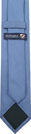 Stropdas Zijde Blauw K81-9 Product / Achterkant