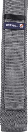 Suitable Cravate Tricotée Gris TK-02  Product / Achterkant