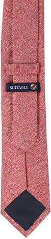 Krawatte Seide Rot K81-1 Product / Achterkant