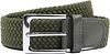 Ceinture Tissée Vert Kaki Riem Elastisch Safari