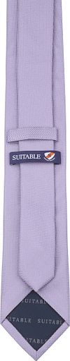 Suitable Seide Krawatte Lila Product / Achterkant