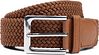 Suitable Geweven Riem Taupe Cognac Riem Elastisch Cognac kopen | Suitable