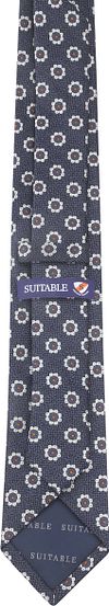 Suitable Slips Silke Blomst Navy Product / Achterkant