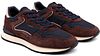 Hoff Sneaker City Veloursleder Burgunderrot/Braun