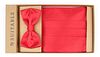 Suitable Cumberband Bow Tie Set Red Verpakking