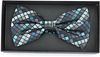 Mucha Suitable Bowtie Squared w kolorze turkusowym Verpakking