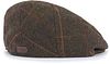 Barbour Wilkin Flat Cap Herringbone Verde oscuro Product / Achterkant