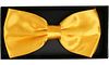 Papillon in satin Suitable giallo Verpakking