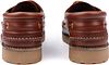 Suitable Chaussures Bateau En Cuir Marron