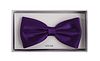 Silk Bow Tie Deep Purple F55