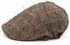 Suitable Flat Cap Wool Check Grün