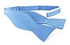 Selbstbinder Fliege Seide Blau F02 9160702A