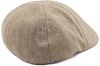 Barts Mitchell Dark Green Cap Beige Product / Achterkant