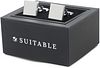Cufflinks Square Shiny Silver Verpakking