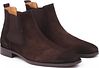 Suitable Chelsea Boot Suede Donkerbruin Product