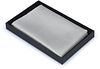 Suitable Silk Pocket Square Silver Verpakking