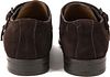 Giorgio Amalfi buty Monk Strap z brązowego zamszu Product / Achterkant