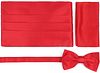 Suitable Set Kummerbund Flieg Einstecktuch Set Rot CU-GALA-BASIC-23.02 kaufen | Suitable