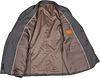Suitable Sharkskin Kostuum Wol Taupe