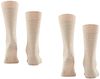 FALKE Happy Socks 2 paia beige mélange Product / Achterkant
