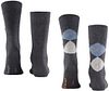 Burlington Chaussettes Everyday 2 Paires Anthracite 3081 Product / Achterkant