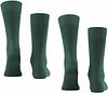 FALKE Happy Socks 2-Pack verde oscuro Product / Achterkant