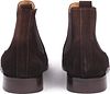 Suitable Chelsea Boot Suede Donkerbruin Product / Achterkant