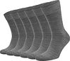 Suitable Merino Sockor Grå 6-pack 9896 20103 Grey 2-pack