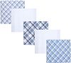 Suitable Mouchoirs Lot de 5 Bleu A Carreaux Product