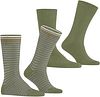 Skarpetki Burlington Everyday 2-Pack w zielone paski Product