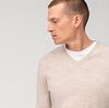 OLYMP Casual Tröja i Beige av Ull Model / Voorkant