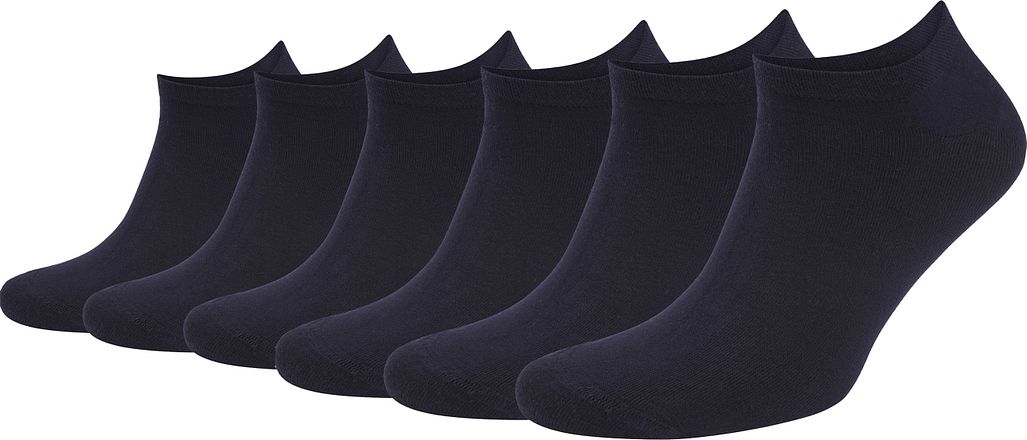 Suitable Fotriktiga Strumpor 6-Pack Mörkblå