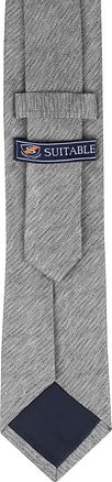 Krawatte Seide Grau K82-1