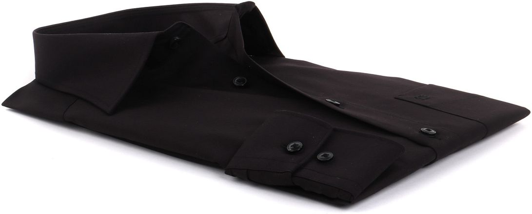 OLYMP Luxor Overhemd Zwart Modern Fit
