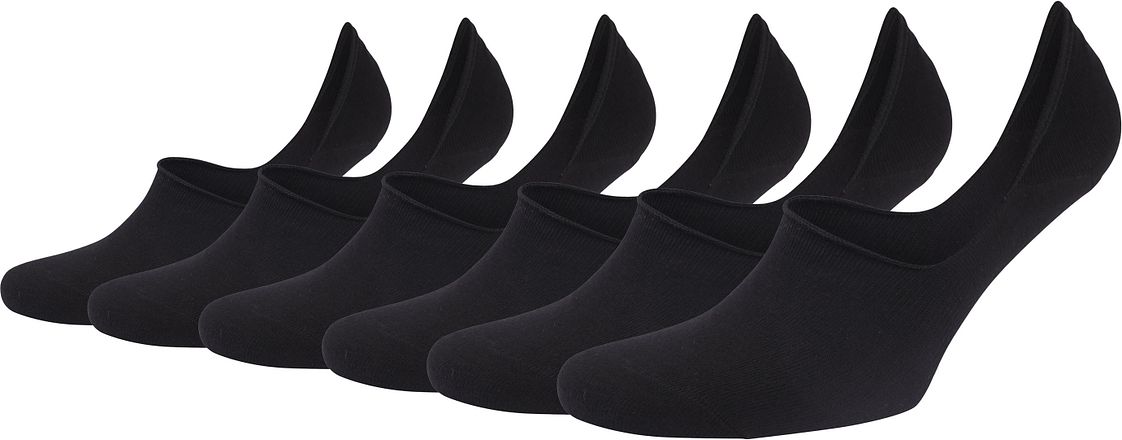 Suitable Sneakersockor 6-pack Svart
