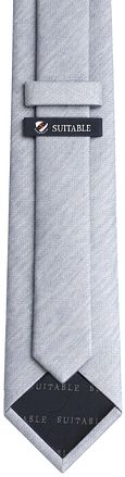 Suitable Silk Tie Two Toned Blue