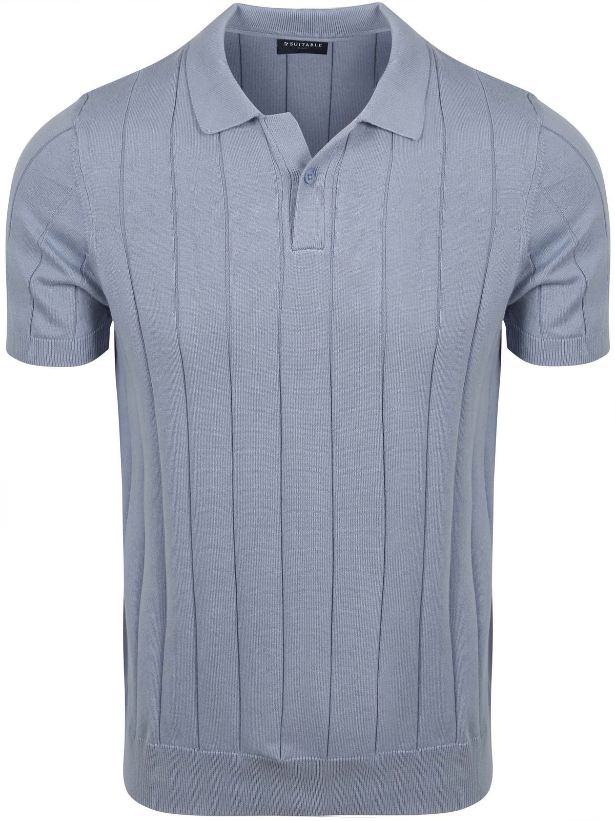 Suitable Respect Polo Shirt Drop Needle Steel Blue RSP-26DN-1BSS