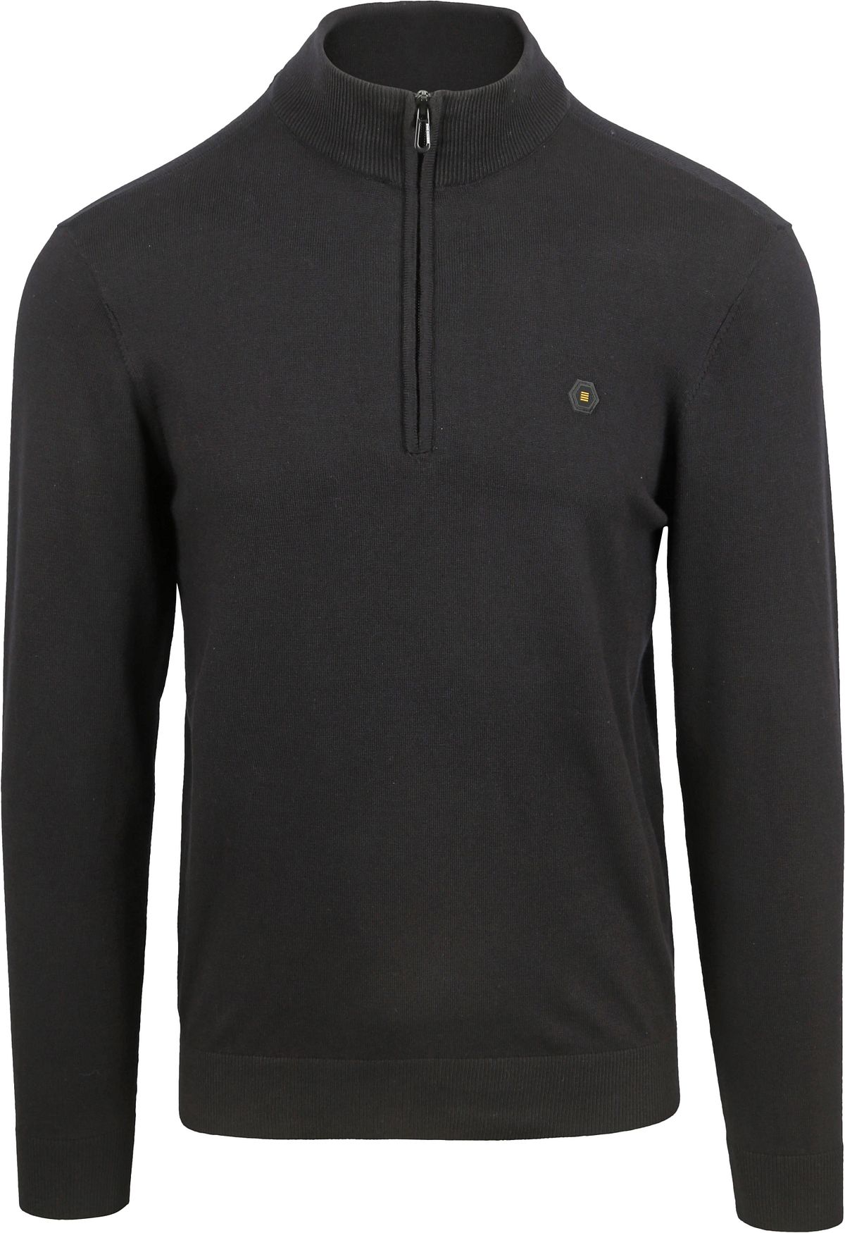 no-excess-half-zip-trui-zwart-