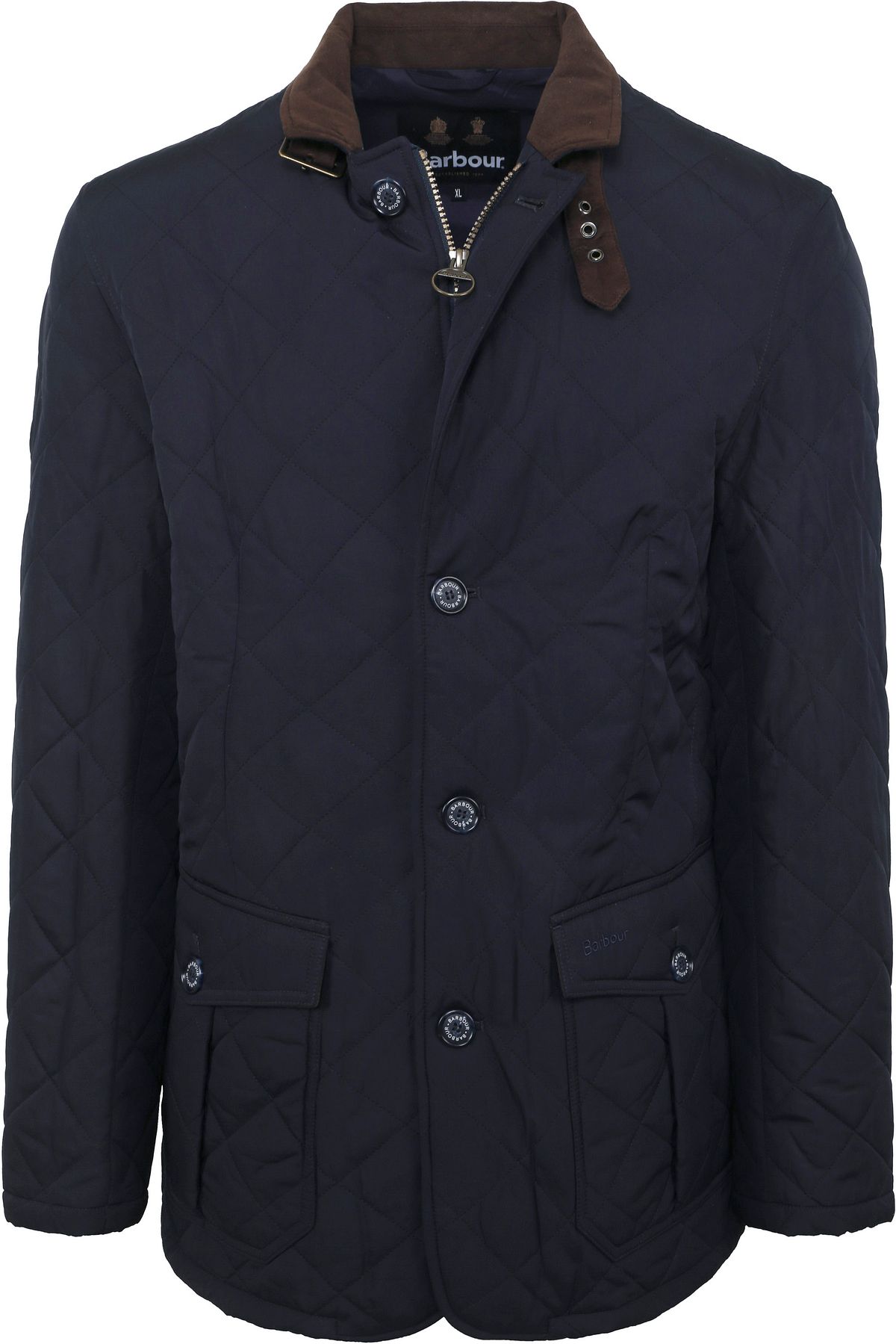 Barbour Jacket Quilted Lutz Navy MQU0508-NY71