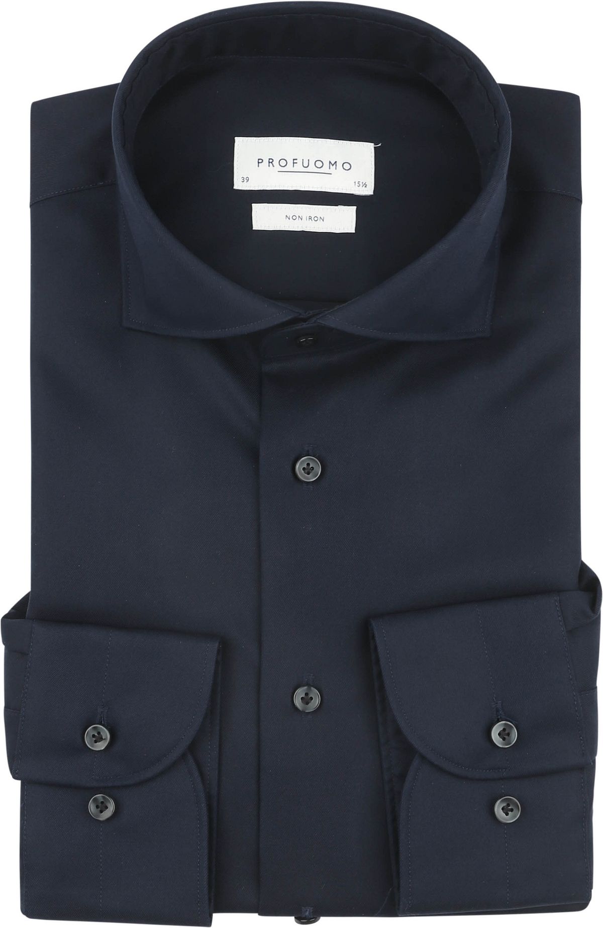 Profyle Shirts Profuomo Twill Shirt Navy PP2H00010C-P order online | Suitable