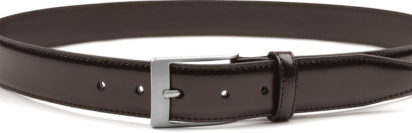 Suitable Belt Dark Brown Leather 022