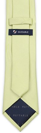 Suitable Soie Cravate Vert Lime