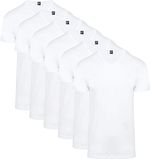 Vermont T-shirt V-hals Vit 6-pack