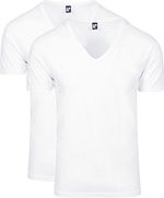 T-Shirt 2 pack NOV Extra Diepe V-Hals Stretch